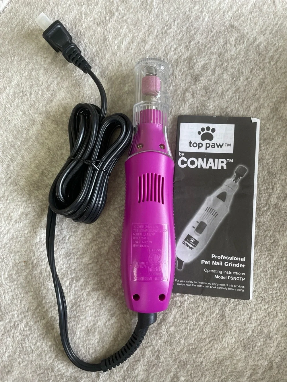 Top Paw Professional Pet Nail Grinder Conair